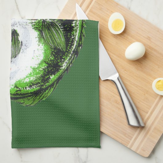 Grote mond theedoek (Quarter Fold)