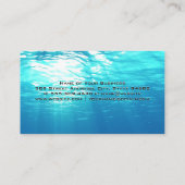 Grote Mond-vis | Water in de oceaan | Schip Visitekaartje (Achterkant)