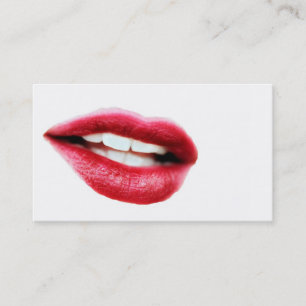 grote mond visitekaartje