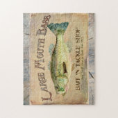 Grote mondbas Lakeside Vist Cabine Wood Legpuzzel (Verticaal)