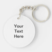 Grote Mondbas Stricking Wateroppervlak Sleutelhang Sleutelhanger (Achterkant)