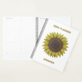 Grote Mooie Aardse Zonnebloem Unisex Planner (Display)