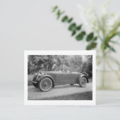 Grote mooie auto, begin jaren 1900 briefkaart (Staand voorkant)