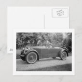 Grote mooie auto, begin jaren 1900 briefkaart (Voorkant / Achterkant)