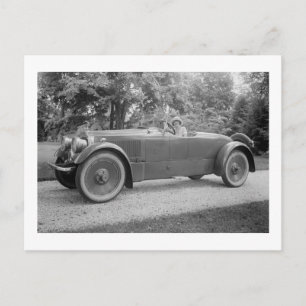 Grote mooie auto, begin jaren 1900 briefkaart