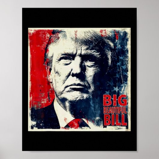 Grote Mooie Bill Grappige Trump Poster (Voorkant)