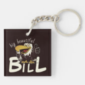 GROTE MOOIE BILL SLEUTELHANGER (Achterkant)