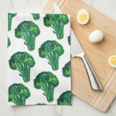 Grote mooie broccoli eten je groenten theedoek (Quarter Fold)