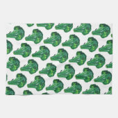 Grote mooie broccoli eten je groenten theedoek (Horizontaal)