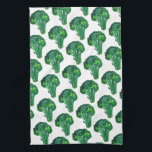 Grote mooie broccoli eten je groenten theedoek<br><div class="desc">Decoreer je keuken met deze leuke broccoli-keukenhanddoek. Het maakt een geweldig huishouden of bruiloft cadeau! U kunt het aanpassen en tekst ook toevoegen. Bekijk mijn winkel voor veel meer kleuren en patronen!</div>