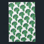 Grote mooie broccoli eten je groenten theedoek<br><div class="desc">Decoreer je keuken met deze leuke broccoli-keukenhanddoek. Het maakt een geweldig huishouden of bruiloft cadeau! U kunt het aanpassen en tekst ook toevoegen. Bekijk mijn winkel voor veel meer kleuren en patronen!</div>