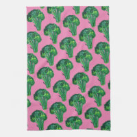 Grote, mooie broccoli eten je veggies roze