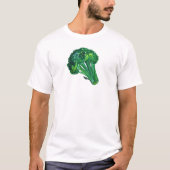 Grote mooie broccoli Schattigee groente T-shirt (Voorkant)