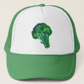 Grote mooie broccoli trucker pet (Voorkant)