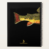 Grote, mooie Brook-forel. Pas het aan! Planner (Achterkant)