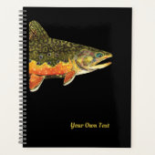 Grote, mooie Brook-forel. Pas het aan! Planner (Voorkant)