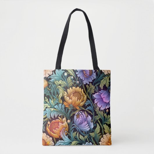 Grote mooie chrysanten tote bag (Voorkant)