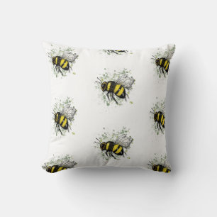 Grote Mooie HommEL, Digitale Tekening Kussen
