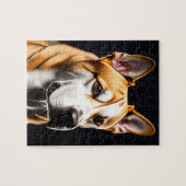 Grote mooie hond legpuzzel (Horizontaal)