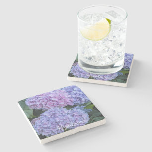 Grote Mooie Hortensia Bloemen Bloemstuk Stenen Onderzetter