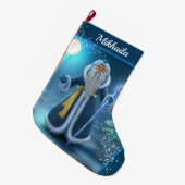 Grote Mooie Kerstman Stocking Grote Kerstsok (Voorkant (Hangend))