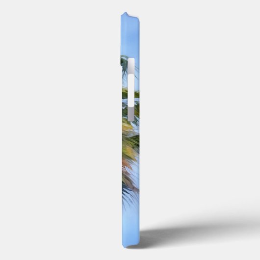 Grote Mooie Palm Tree Art Tropische Telefoon Case-Mate iPhone Case (Achterkant / Links)
