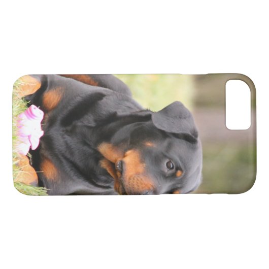 Grote mooie rottweiler Case-Mate iPhone case (Achterkant (Horizontaal))