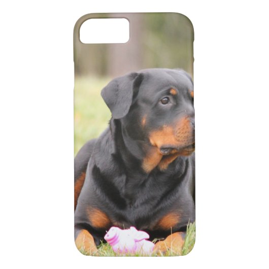 Grote mooie rottweiler Case-Mate iPhone case (Achterkant)