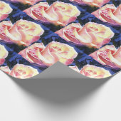 Grote mooie roze roze Waterverf Cadeaupapier (Hoek)