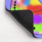 Grote Mooie Vlinder met Regenboog Vleugels Muismat (Hoek)