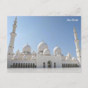 Grote Moskee van Abu Dhabi VAE Briefkaart