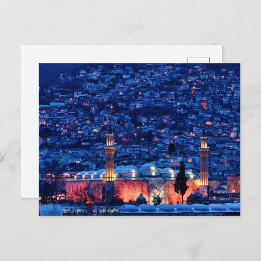 Grote Moskee van Bursa Briefkaart (Voorkant / Achterkant)