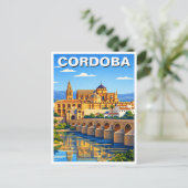 Grote Moskee van Cordoba Spanje Briefkaart (Staand voorkant)