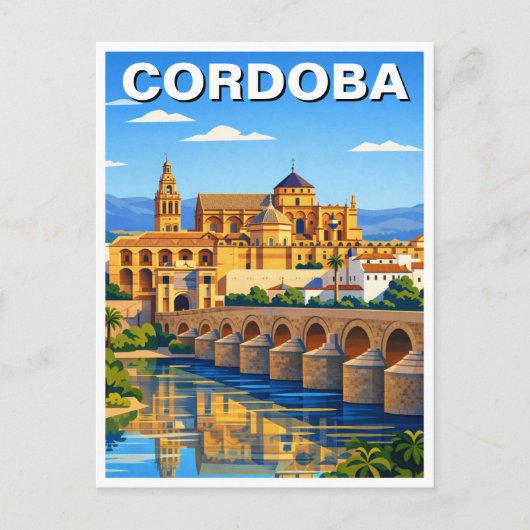 Grote Moskee van Cordoba Spanje Briefkaart (Voorkant)