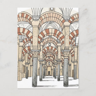 Grote Moskee van Cordoba Spanje Reizen Briefkaart