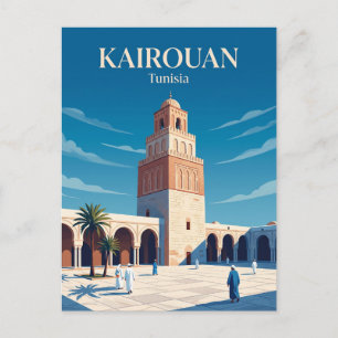Grote Moskee van Kairouan Tunesië Briefkaart