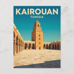 Grote Moskee van Kairouan Tunesië Briefkaart