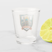 Grote Moskee van N'Djamena Tsjaad Shot Glas (Achterkant)