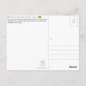 Grote Moskee van San, Mali Briefkaart (Achterkant)