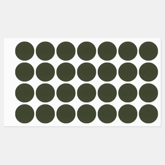 Grote Moss Groene Getextureerde Ronde Stickers – C (Vel)