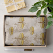 Grote mot en bloemen tissuepapier (Geschenk)