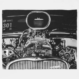 GROTE MOTOR FLEECE DEKEN