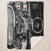 GROTE MOTOR SHERPA DEKEN (Voorkant)