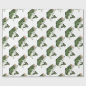 Grote Mouth Bass Cadeaupapier (Vlak)