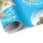 Grote Mouth Bass Cadeaupapier (Rol Hoek)