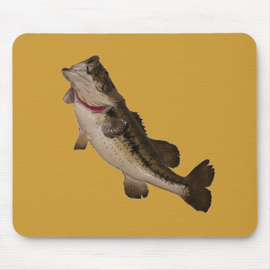 Grote Mouth Bass Mousepad Muismat (Voorkant)