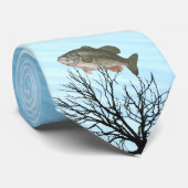 GROTE MOUTH BASS STROPDAS (Opgerold)