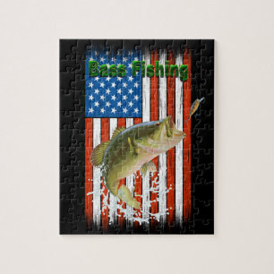 Grote Mouth Bass Vissen VS Legpuzzel