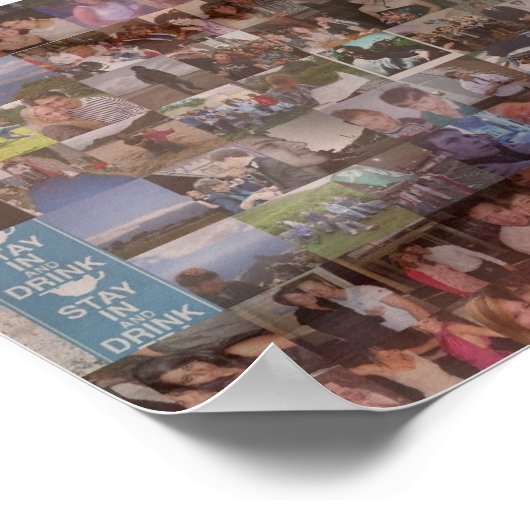 Grote mozaïek (landschap) poster (Hoek)