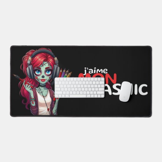 Grote muistapuit | Zombie ElodieRech Bureaumat (Keyboard & Muis)